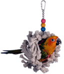 Sunny (conure) on SBC mini snuggle ring