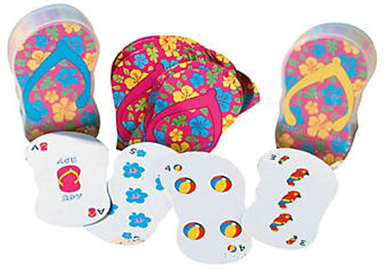 Flip Flop Shaped Cards