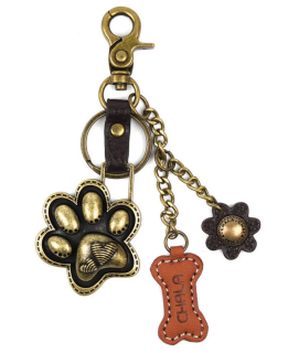 Paw - Metal Charming Keychain