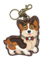 Cardigan Corgi Key Fob Coin Purse by Chala