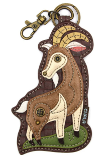 Goat Key Fob Coin Purse by Chala