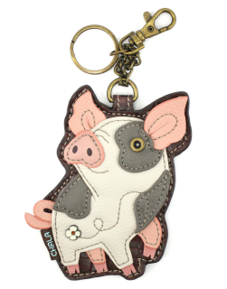 Pig Spotted Key Fob Coin Purse by Chala