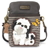 White Shih Tzu - Cellphone Crossbody