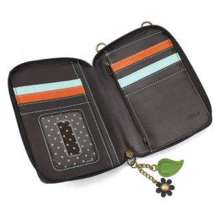 Owl Wallet Crossbody - Taupe