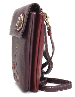 Paw - Criss Cellphone Crossbody - Plum