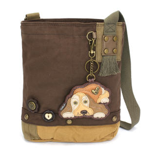 Chala Patch Crossbody - Dark Brown