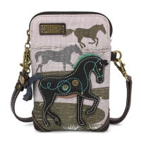 Gray Safari Horse - Cellphone Crossbody