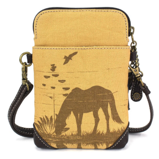 Brown Safari Horse - Cellphone Crossbody