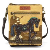 Horse Safari Double Pocket Xbody