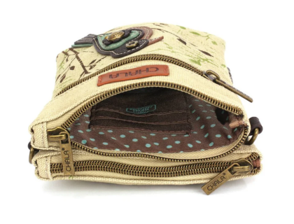 Bird Safari Double Pocket Xbody